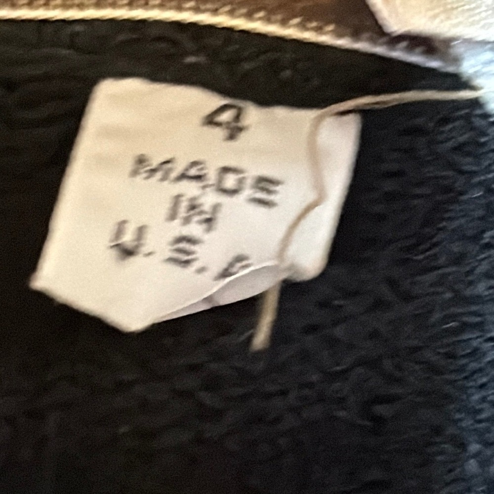 St. John Knit Blazer Women Black Double Breasted Gold Button Old Money Santana - Picture 4 of 6